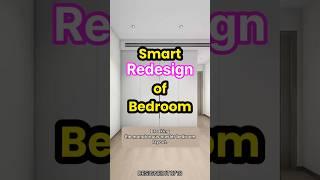 Smart Redesign Tips for a Functional Master Bedroom! #shorts #3d #wardrobedesign #interiordesign