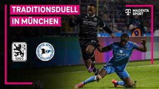 TSV 1860 München - DSC Arminia Bielefeld, Highlights mit Live-Kommentar | 3. Liga | MAGENTA SPORT