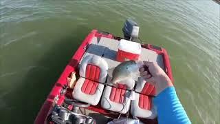 1 hour of catching slab crappie in 100 degree plus Texas Summer heat!