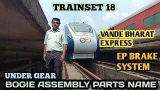 TRAINSET 18 VANDE BHARAT EXPRESS BOGIE ASSEMBLY.#railway BOGIE ASSEMBLY.#trainset18.