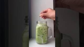 Iced Banana Milk Matcha Latte