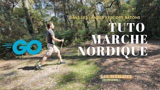 Tuto pour apprendre la marche nordique avec Tibo Rando