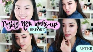 Trying NEW Make-up - Haul/Make-up Tutorial! | roseannetangrs