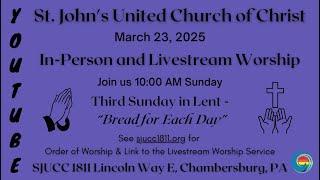 Third Sunday of Lent:Bread For Each Day