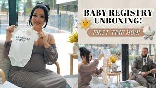 BABY REGISTRY UNBOXING! So Much Stuff! (Non-Toxic Baby Items)