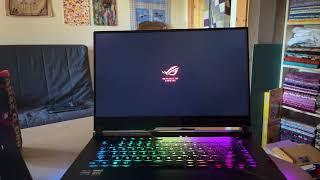 ASUS ROG Strix Scar 15 Startup (Windows 11)