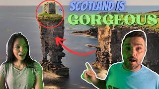 AMERICANS REACTS TO THE TOP 10 MOST BEAUTIFUL PLACES IN SCOTLAND & ARGUE OVER HIKING