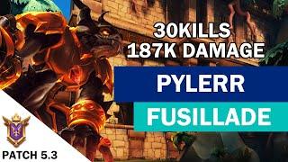 30Kills 187K Damage pylerr Drogoz Competitive (Grandmaster) FUSILLADE - Immortal X11