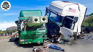 Dangerous Idiots Fastest Truck & Heavy Equipment Fails | Extreme Oversized Truck Transport #44