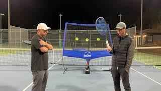 COACH CHRIS TEACHES A PROPER FOREHAND ON THE FAST TRACK TENNIS