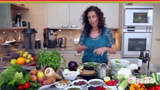 Lunch and Making a Rainbow Salad - Superlife's Healthy Habit Program