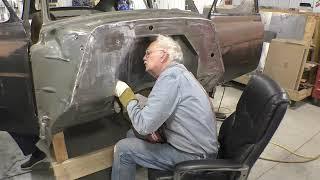 Finishing the Firewall, 1949 Chevrolet Gasser