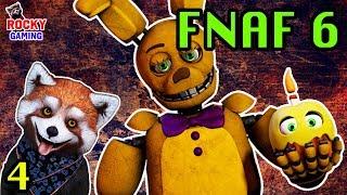 СЛОЖНОСТИ ТРЕТЬЕЙ НОЧИ! Рокки играет в Five Nights at Freddy's 6 Pizzeria Simulator! Часть 4. 12+