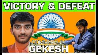 GUKESH's Journey through Victory and Defeat Against Firouzja in the Candidates Tour 2024.