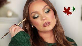 HOW TO GREEN FALL MAKEUP TUTORIAL - Hacks, Tips & Tricks for Beginners!