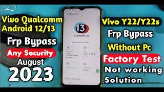 All Vivo Android 13 Frp Bypass Without Pc Vivo Y22s Android 13 Frp Bypass Vivo Y22s Frp Bypass 4K