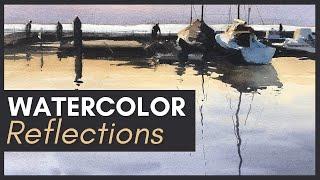 Painting Reflections in Watercolor - Three Easy Steps - Matthew White