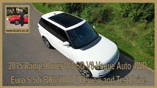 2015 Range Rover 4 4 SD V8 Vogue Auto 4WD Euro 5 5dr BK65UAO | Review and Test Drive