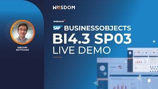 Experience a Live Demo of SAP BusinessObjects BI 4 3 SP03