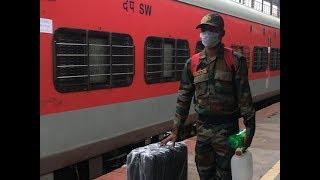 Coronavirus lockdown: Special train moves troops to forward areas | Economic Times