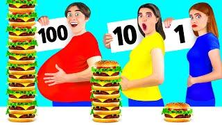 100 слоев еды Челлендж #11