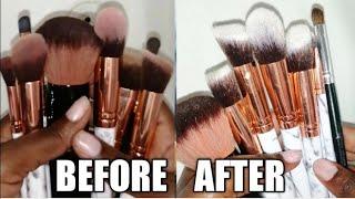 HOW TO CLEAN MAKEUP BRUSHES, EASY AND AFFORDABLE WAY //MISS FURAHA