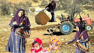 Narges and the Twins: Plowing the Farm with a Tractor for Hope and Halal Living! ‍‍