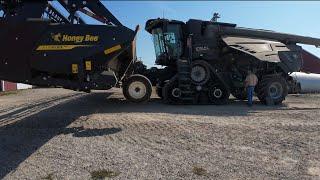 The first day of soybeans with the new Fendt Ideal