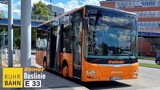 Ruhrbahn | Mitfahrt Bus E33: Horst S - Steele S | MAN/Caetano NM253.2 Lion's City M A66 (Rainer)