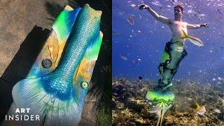 How Realistic Mermaid Tails Are Made | Art Insider