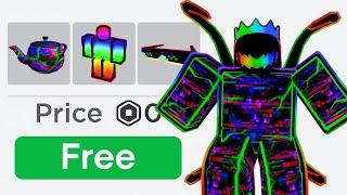 OMG! 12+ FREE RAINBOW ROBLOX ITEMS!  NEW WORKING [2024]