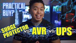 Surge Protector vs AVR vs UPS | What to practically buy?