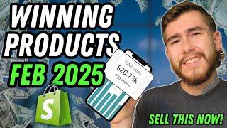 Top 5 Winning Products To Sell NOW (February 2025) | Shopify Dropshipping Trends