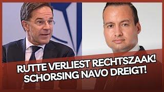 Geweldig: Mark Rutte verliest eerste ronde in rechtszaak! Schorsing NAVO dreigt!