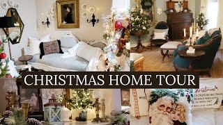 Christmas Home Tour With Thrifted Finds | Goodwill Vintage Finds | Victorian Farmhouse Style