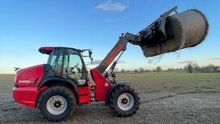 THIS MANITOU MLA 145 V+ ARTICULATED TELEHANDLER IS AWESOME FOR FARM WORK!