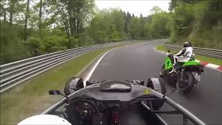 ARIEL ATOM ON THE NURBURGRING VS CORVETTE Z06 600HP