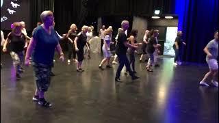 Watch This --  LIne Dance Demonstration with Maggie Gallagher in Norway