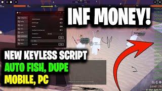 NEW Fisch SCRIPT for INFINITE MONEY!!  Auto Fish, Afk, Dupe, Roblox Fisch Auto Farm Mobile No Key