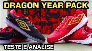 Testei a Umbro Pro Challenge e Pro 5 Bump do Dragon Year Pack - Qual a melhor chuteira de futsal? 