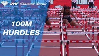 Kendra Harrison 12.36 Wins Women's 100m Hurdles - IAAF Diamond League London 2018