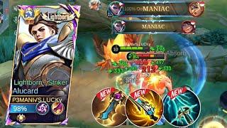 NEW BUILD ALUCARD TERSAKIT 2024! SANGGUP 2X MANIAC TAMPA MATI !! BUILD DINGIN TETAPI KEJAM  | MLBB