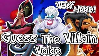 GUESS THE DISNEY VILLAIN VOICE! VERY HARD!