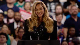 Beyoncé Delivers Powerful Speech at Rally with VP Kamala Harris in Houston