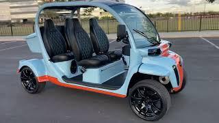 CUSTOM GT-40 GULF OIL GEM CAR, 72V LITHIUM POWERED