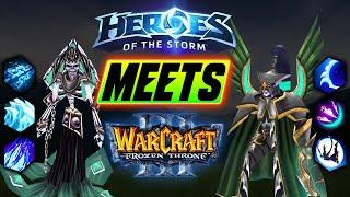 WarCraft III meets Heroes of the Storm - Kelthuzad and Maiev DE-FORGED! - Grubby