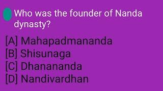 Who was the founder of Nanda dynasty? Top20 Gk questions and answers English