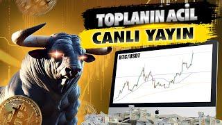 Kripto Para Fırsatı Kaçırma! Btc ve Altcoin Canlı Yayın