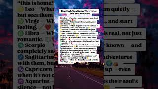 How Each Sign Knows They’ve Met Their True Soulmate #zodiac #zodiacsigns