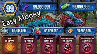  Jurassic World: Unlimited Coins, Cash, Food, S-DNA, and More! Easy  Trick! 